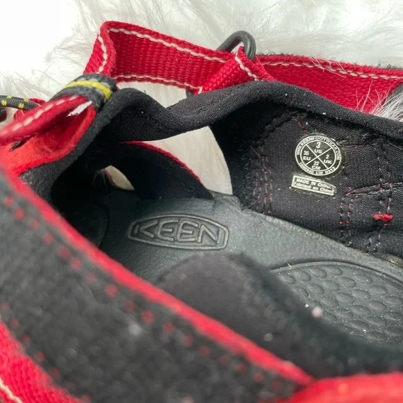Keen Red Waterproof Sandal Hiking Sport Kid Size 3 - Newport H2 - Picture 5 of 7